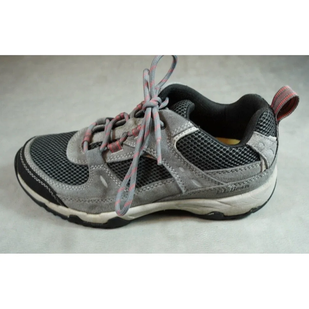 L.L. Bean Model 4 Womens Size‎ 8.5 M Shoes Ventilated Hiking Trail Gray 299641